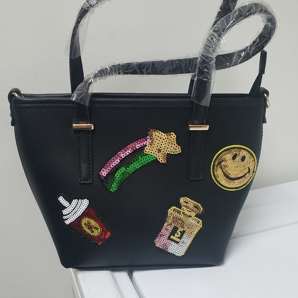 NEW Sequins Mini Tote Bag - Picture 6 of 9